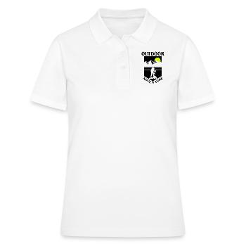 Outdoor Adventure bw - Women's Polo Shirt - white - Front - Ailine (174cm)
