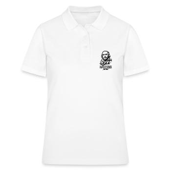 Shakespeares 'Nein'-Zitat – Lustiges Hamlet Quote - Frauen Polo Shirt - Weiß - Vorne - Ailine (174cm)
