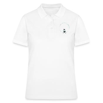 Nerd - Frauen Polo Shirt - Weiß - Vorne - Ailine (174cm)
