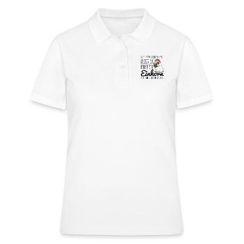 EINHORN DOG - Frauen Polo Shirt - Weiß - Vorne - Ailine (174cm)