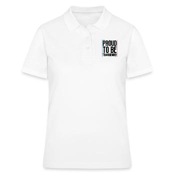 Trans Transgender Transsexual Pride - Women's Polo Shirt - white - Front - Ailine (174cm)