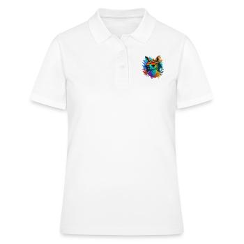 Kangaroo shirt - Frauen Polo Shirt - Weiß - Vorne - Ailine (174cm)