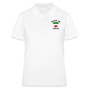 Patrie: Italie - Polo Femme - blanc - Devant - Ailine (174cm)