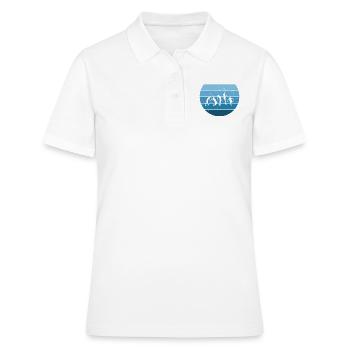 Jouer au tennis Jouer au tennis - Polo Femme - blanc - Devant - Ailine (174cm)