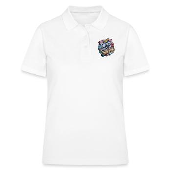 Die ausgefallene Waffel - Frauen Polo Shirt - Weiß - Vorne - Ailine (174cm)