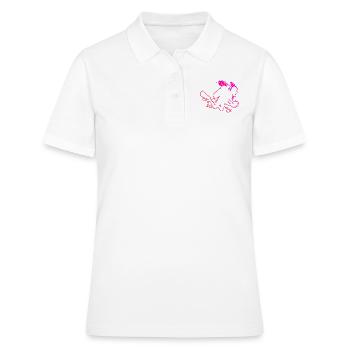 Scuba Diver Hommes Femmes Plongée Diver Diver - Polo Femme - blanc - Devant - Ailine (174cm)