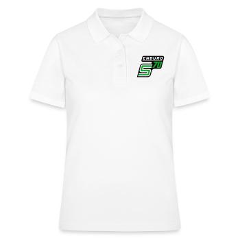 S70 Enduro Logo - Polo Femme - blanc - Devant - Ailine (174cm)