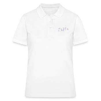 Les joueurs de tennis jouent au tennis Tennis Femmes Jeux de tennis - Polo Femme - blanc - Devant - Ailine (174cm)