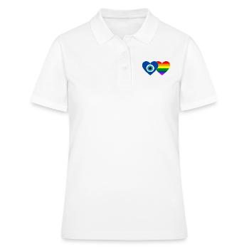 Nazar Bead Rainbow Flag - Women's Polo Shirt - white - Front - Ailine (174cm)