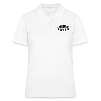 Si tu me frottes les fesses, tu peux tirer mon porc 8 - Polo Femme - blanc - Devant - Ailine (174cm)