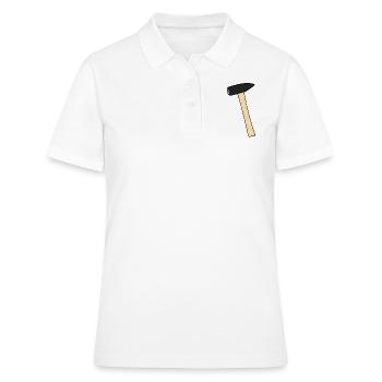 Hammer - Frauen Polo Shirt - Weiß - Vorne - Ailine (174cm)