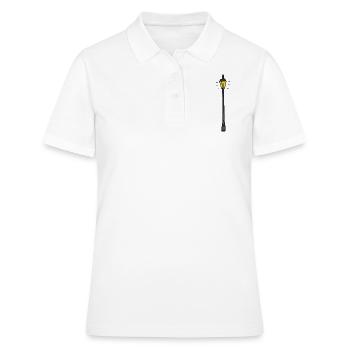 Laterne - Beleuchtung - Frauen Polo Shirt - Weiß - Vorne - Ailine (174cm)