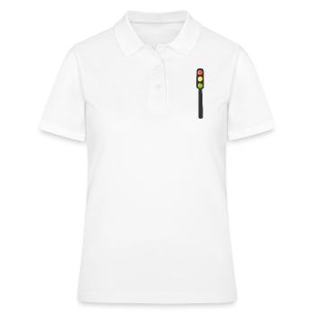 Ampel - Frauen Polo Shirt - Weiß - Vorne - Ailine (174cm)