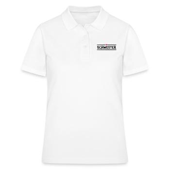 Schwesterherz - Frauen Polo Shirt - Weiß - Vorne - Ailine (174cm)