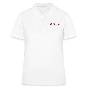 Bitcoin (Bitcoin) - Frauen Polo Shirt - Weiß - Vorne - Ailine (174cm)