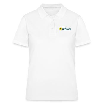 Bitcoin (Bitcoin) - Frauen Polo Shirt - Weiß - Vorne - Ailine (174cm)