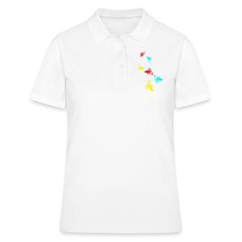 Banane Icon - Frauen Polo Shirt - Weiß - Vorne - Ailine (174cm)