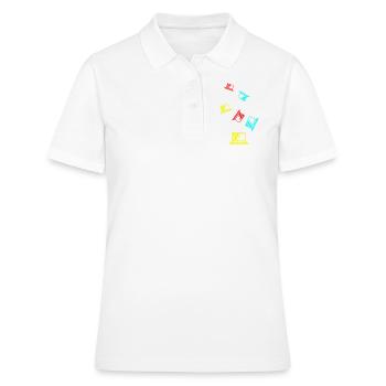 Icône de l’ordinateur portable - Polo Femme - blanc - Devant - Ailine (174cm)