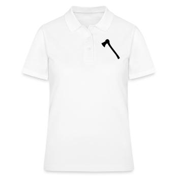 Axt - Frauen Polo Shirt - Weiß - Vorne - Ailine (174cm)