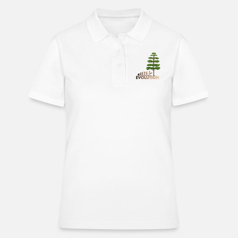 Tronçonneuse Evolution Color Big Tree - Polo Femme - blanc