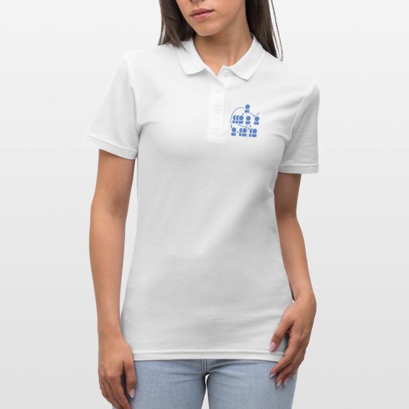Crazy organization chart - all right? Women's Polo Shirt