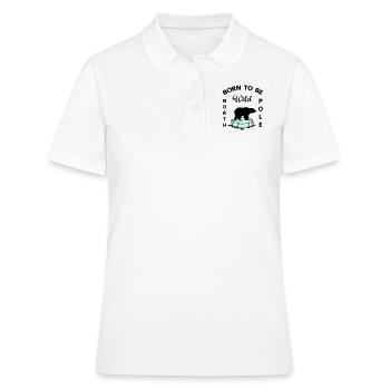Ours polaire Wilderness Antarctique - Polo Femme - blanc - Devant - Ailine (174cm)