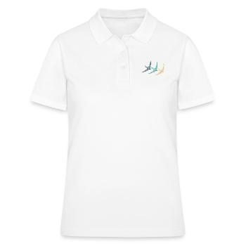 Oiseau chanteur d'oiseaux oiseaux indigènes - Polo Femme - blanc - Devant - Ailine (174cm)