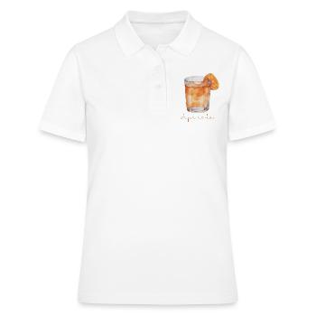 Aperoli Saufen Aperoly Spritztour Sommergetränk - Frauen Polo Shirt - Weiß - Vorne - Ailine (174cm)