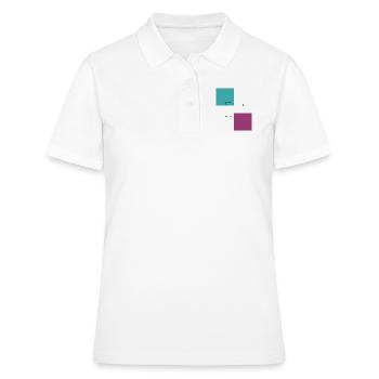 Carrés - Polo Femme - blanc - Devant - Ailine (174cm)