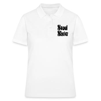 Seoul Sister - Women's Polo Shirt - white - Front - Ailine (174cm)