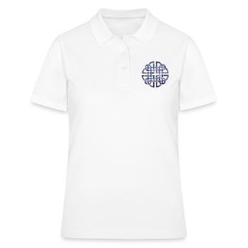 Celtic knot 8 e 112 - Women's Polo Shirt - white - Front - Ailine (174cm)