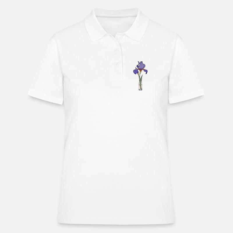 Iris - Women's Polo Shirt - white