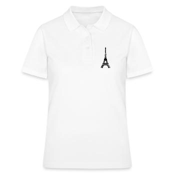 Tour Eiffel - Polo Femme - blanc - Devant - Ailine (174cm)