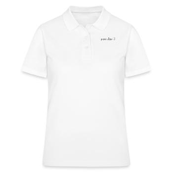 Beer please in Hindi | Order beer in India - Women's Polo Shirt - white - Front - Ailine (174cm)