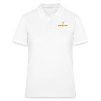 Nederland | Pays-Bas, Hollande, Néerlandais - Polo Femme - blanc - Devant - Ailine (174cm)