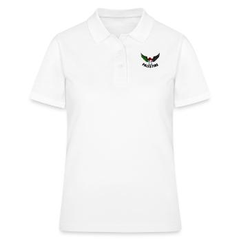 Free Gaza Liberté de Palestine libre pour la Palestine - Polo Femme - blanc - Devant - Ailine (174cm)