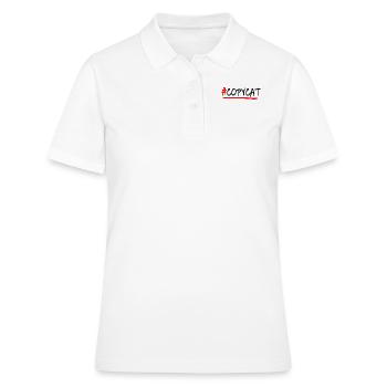 #copycat noir - Polo Femme - blanc - Devant - Ailine (174cm)