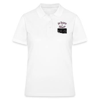 Les Tickets de Maman humour Cadeau - Polo Femme - blanc - Devant - Ailine (174cm)