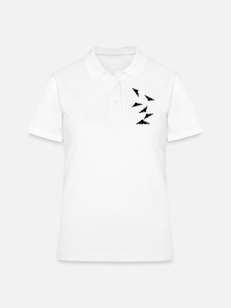 Icône montagnes montagnes - Polo Femme - blanc