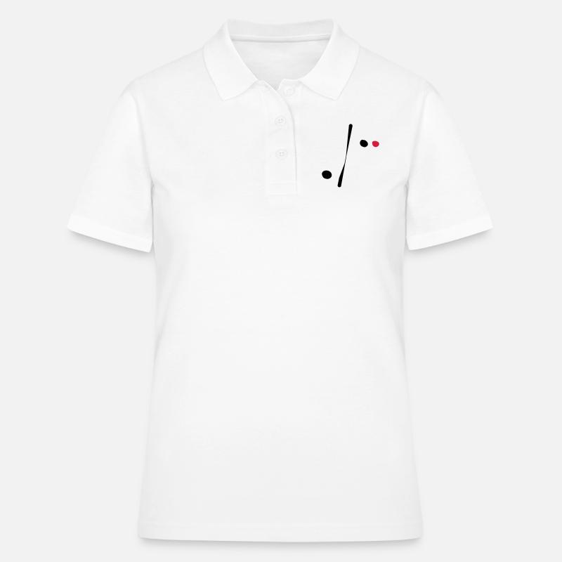 miro interprétation - Polo Femme - blanc