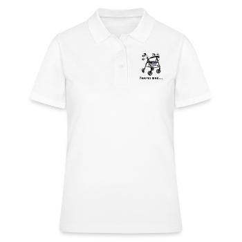 forever mod - Frauen Polo Shirt - Weiß - Vorne - Ailine (174cm)