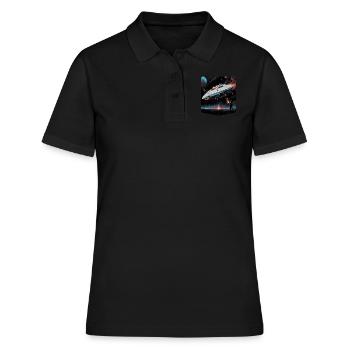 Ai planet spaceship - Women's Polo Shirt - black - Front - Ailine (174cm)