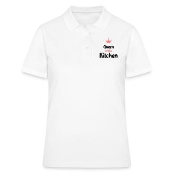 Cooking apron for your dinner - Women's Polo Shirt - white - Front - Ailine (174cm)