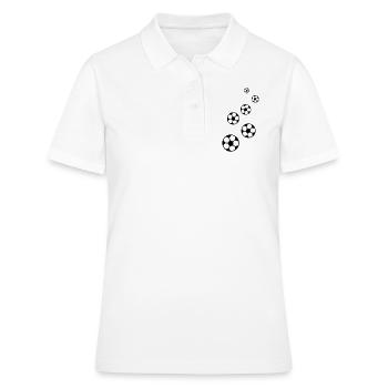 Soccer soccer - Polo Femme - blanc - Devant - Ailine (174cm)
