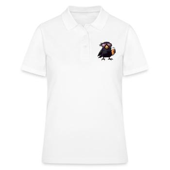 Bière de ski Raven Crow - Polo Femme - blanc - Devant - Ailine (174cm)