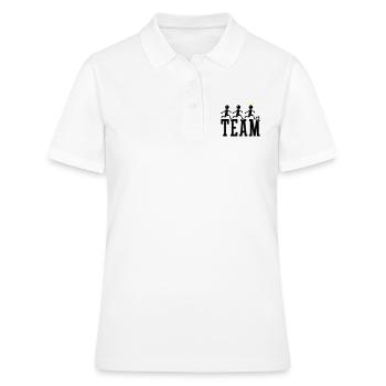 Football par équipe Football - Polo Femme - blanc - Devant - Ailine (174cm)