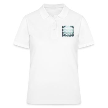 Uranus Design - Frauen Polo Shirt - Weiß - Vorne - Ailine (174cm)