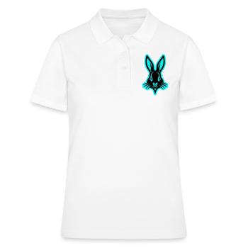 Lapin, Lapin De Pâques, Tête Pâques - Polo Femme - blanc - Devant - Ailine (174cm)