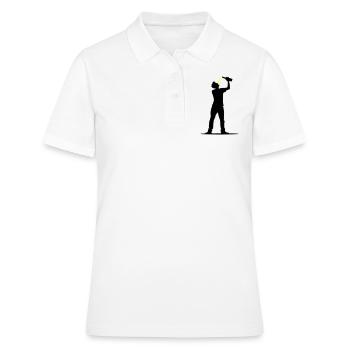 Trinker Bier - Frauen Polo Shirt - Weiß - Vorne - Ailine (174cm)