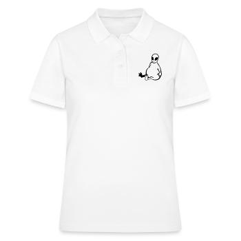 Dicker Alien - Polo Femme - blanc - Devant - Ailine (174cm)